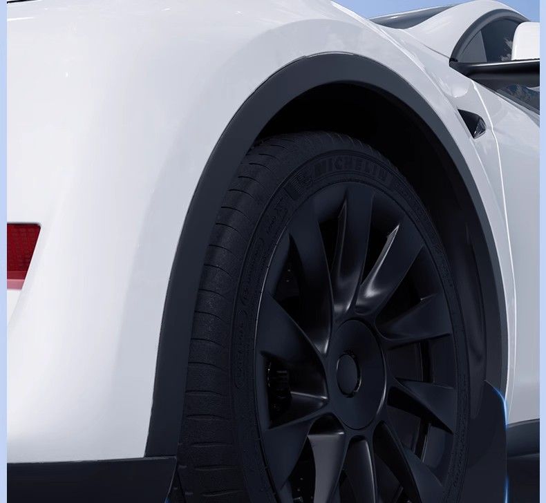 Suitable for the New Model Y3 Punch-Free Fender Modification Mudguard Leather Exterior Special Modely Accessories