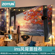 ��ϵ�羰������ins���ҷ��䴲ͷǽ������װ��ǽ���Ҳ������̺