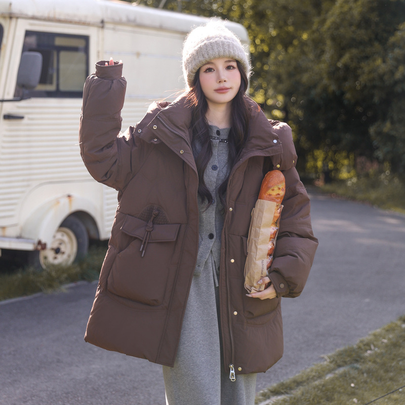 Plus Size down Jacket for Women 100kg Fat Mm25 New Pregnant Women Mid-Length Extra Large Plus Fat Korean Style Loose Jacket Plus Size down Jacket for Women 100kg Fat Mm25 New Pregnant Women Mid-Length Extra Large Plus Fat Korean Style Loose Jacket