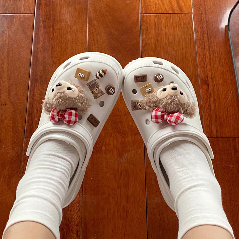 Plush Shirley Rose Clog Shoe Accessories DIY Cartoon Shoe Charms Compatible with Crocs Decorative Accessories Clips for Women Plush Shirley Rose Clog Shoe Accessories DIY Cartoon Shoe Charms Compatible with Crocs Decorative Accessories Clips for Women