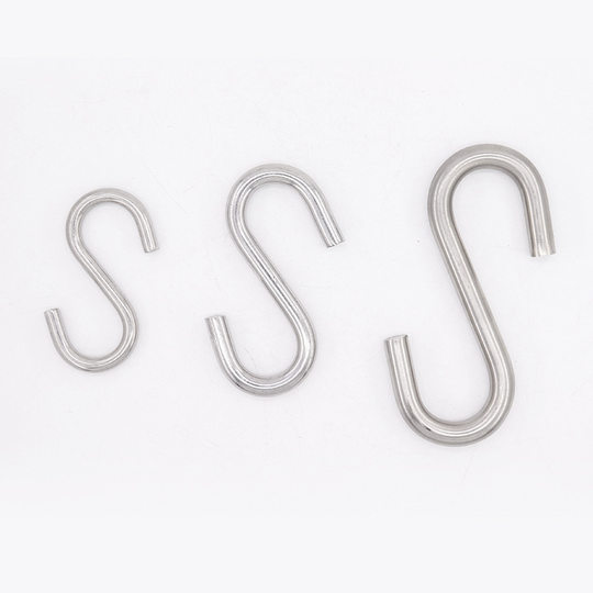 304 stainless steel S hook kitchen S hook solid S hook crossbar S hook s metal hook kitchenware crossbar