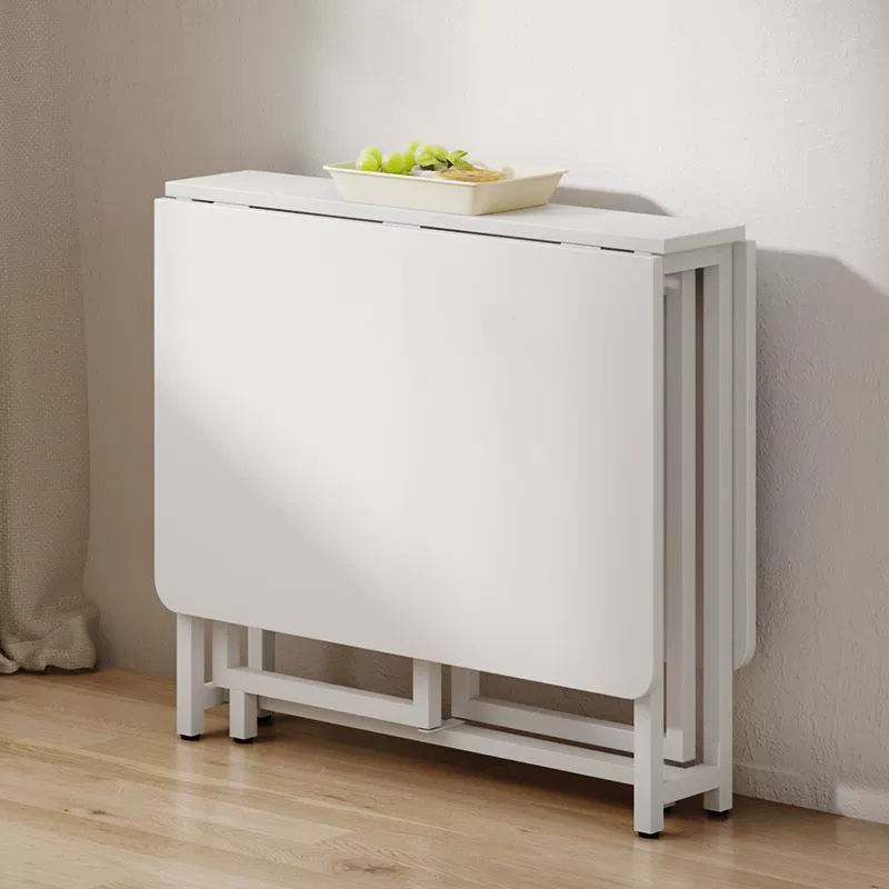 Раскладной обеденный стол для дома, небольшой квартиры, передвижной обеденный стол, простой обеденный стол, обеденный стул, небольшой обеденный стол, ультратонкий складной стол