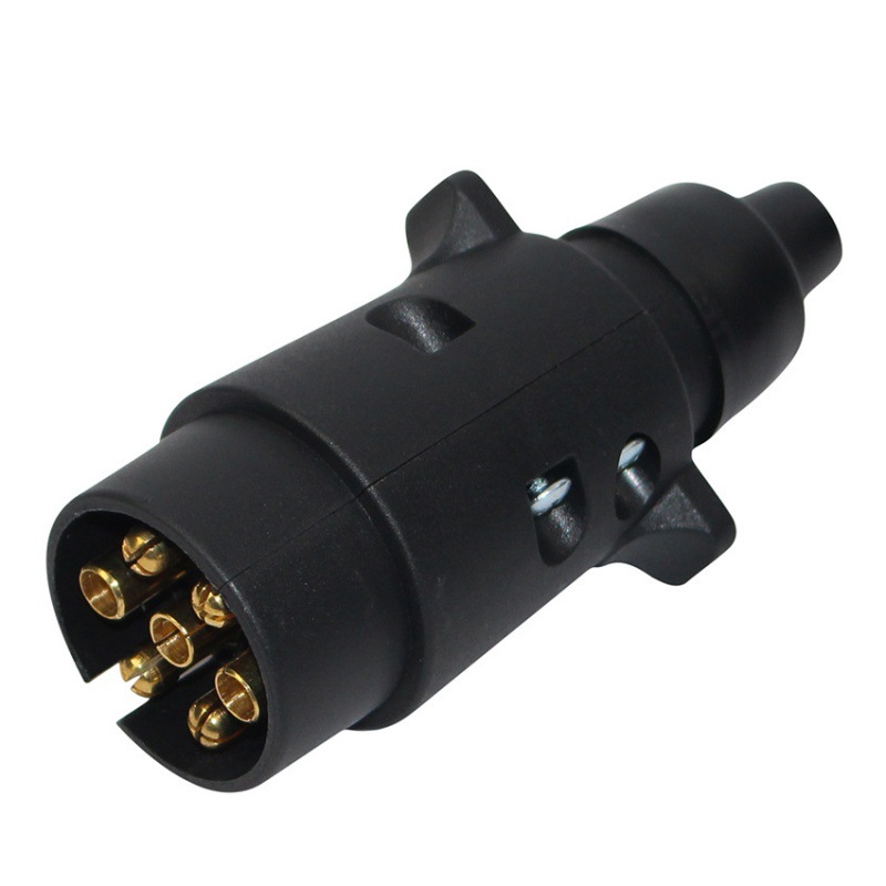 7-Core Plastic Plug 7-Core Plug Socket Trailer Plug Trailer Connector Trailer Accessories 12V European Style