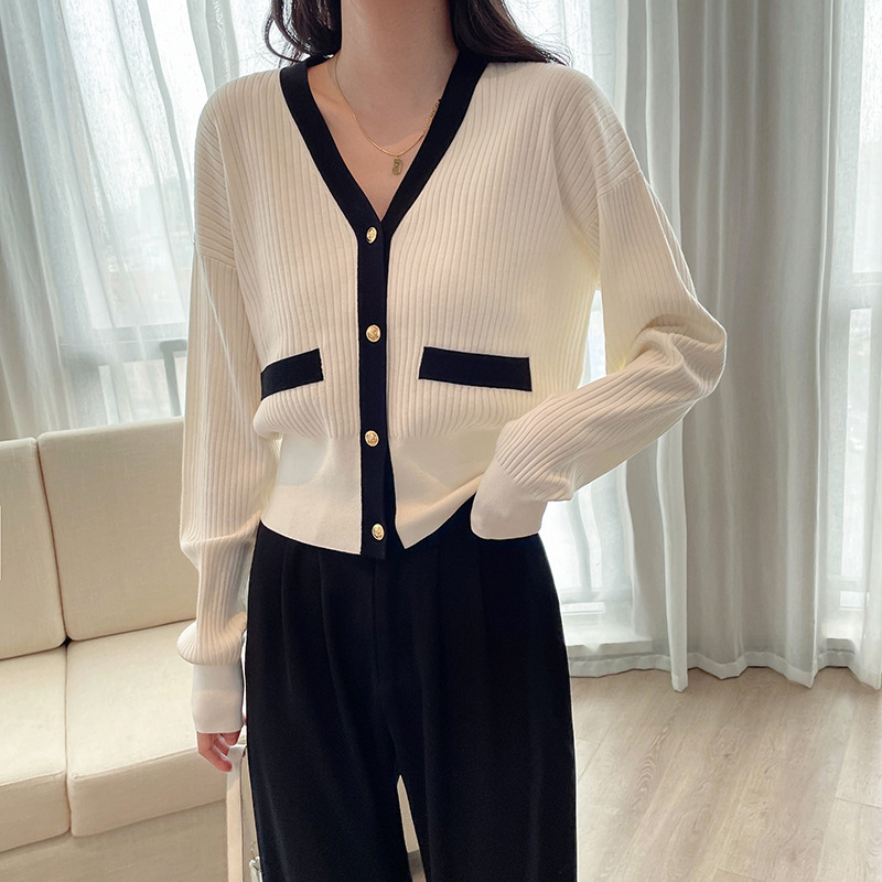 D6551 1000K ÁO LEN NỮ DONTDO ÁO LEN DÁNG DỘNG MÙA XUÂN THU ĐÔNG CỔ CHỮ V THỜI TRANG NỮ G03 SẢN PHẨM MỚI