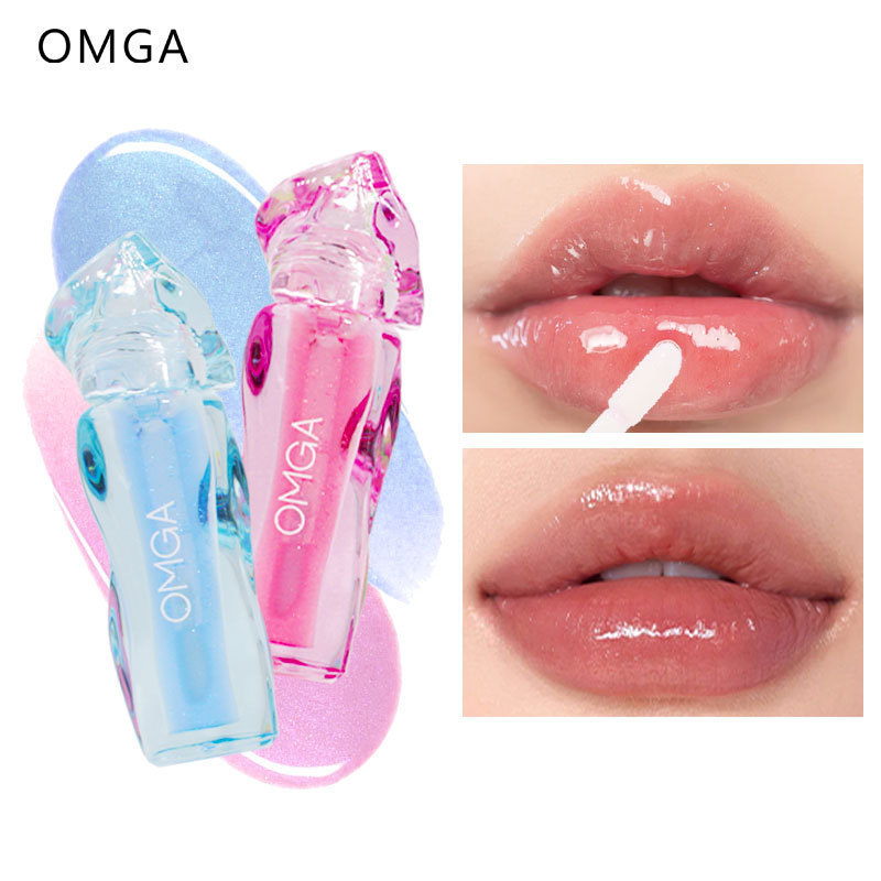 OMGA espejo de agua esmalte labial miel labial transparente no fácil de descolorar estudiantes de la parte de la cara Tuk Tuk lipstick lipstick barato image 4