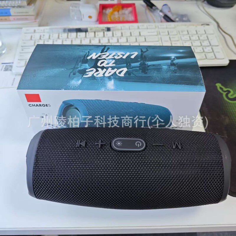 Cross-Border Export Impact Wave Charge5 Wireless Bluetooth Speaker Tws Card Cannon Audio Outdoor Portable Gift