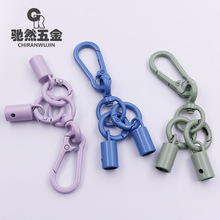工厂锌合金登山扣吊钟挂饰配件弹簧钥匙扣手机挂绳钩扣厂家批发