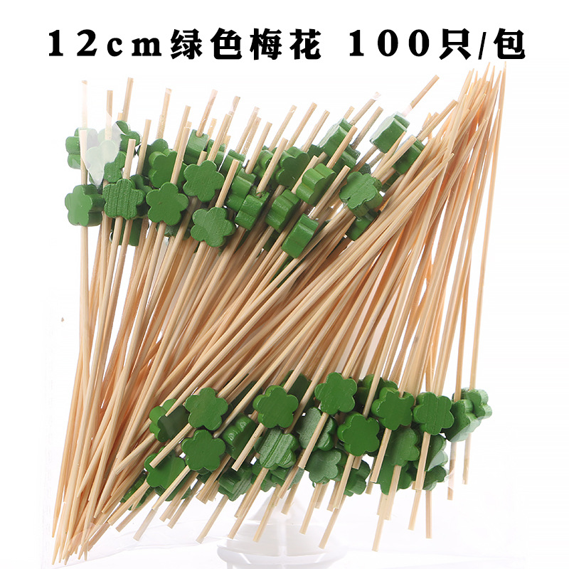 Fruit stick desechable flor stick