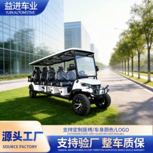 New electric golf cart for scenic area tourism, off-road shuttle vehicle, hotel reception electric golf cart