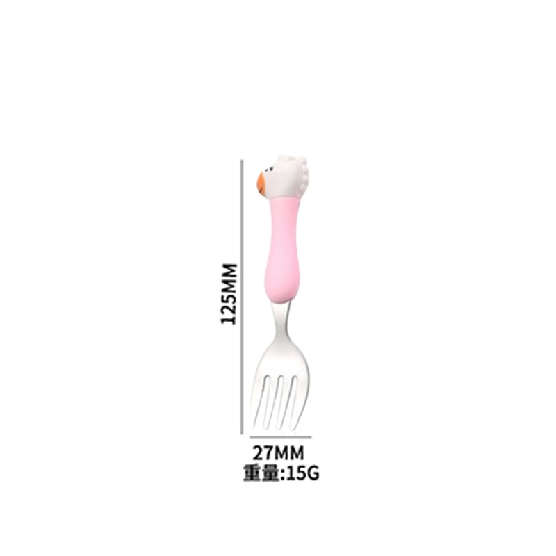 핑크 포니 {Small} 304 스틸 포크
