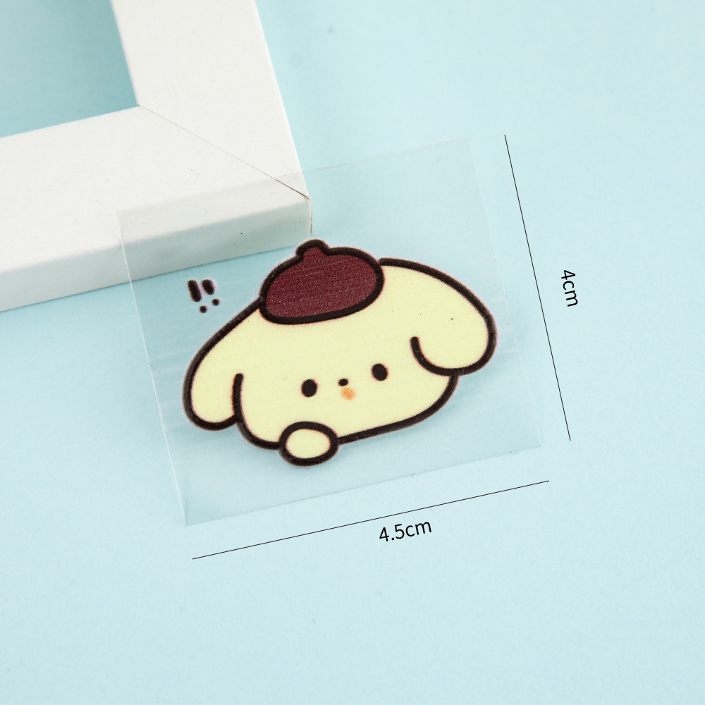 Caramelo color DIY pegatinas lentes de contacto caja portátil simple transparente doble caja compañero caja de alto valor de belleza pupila caja