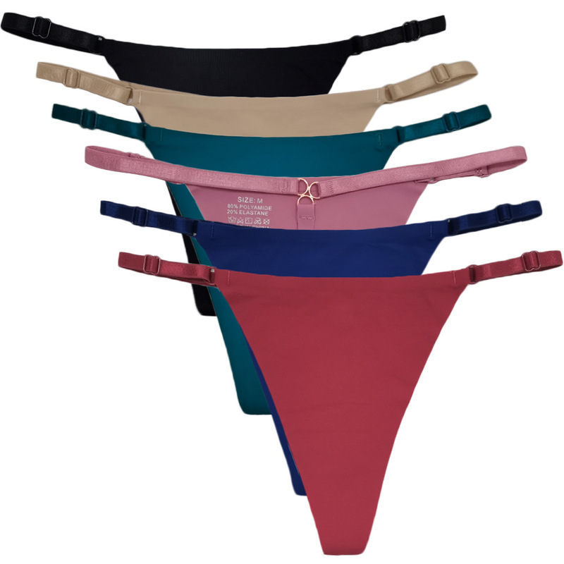 European and American Cross-Border Amazon Foreign Trade Thong Seamless Underwear Women's Quick-Drying Low-Waist Sexy Thong Wholesale European and American Cross-Border Amazon Foreign Trade Thong Seamless Underwear Women's Quick-Drying Low-Waist Sexy Thong Wholesale