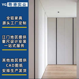 江门厂家全铝衣柜定制铝合金衣柜定制卧室衣柜全铝衣柜定制