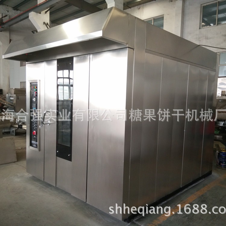 燃气热风旋转炉 蛋黄派月饼烤箱 台车式旋转炉 64、32饼干机烤炉