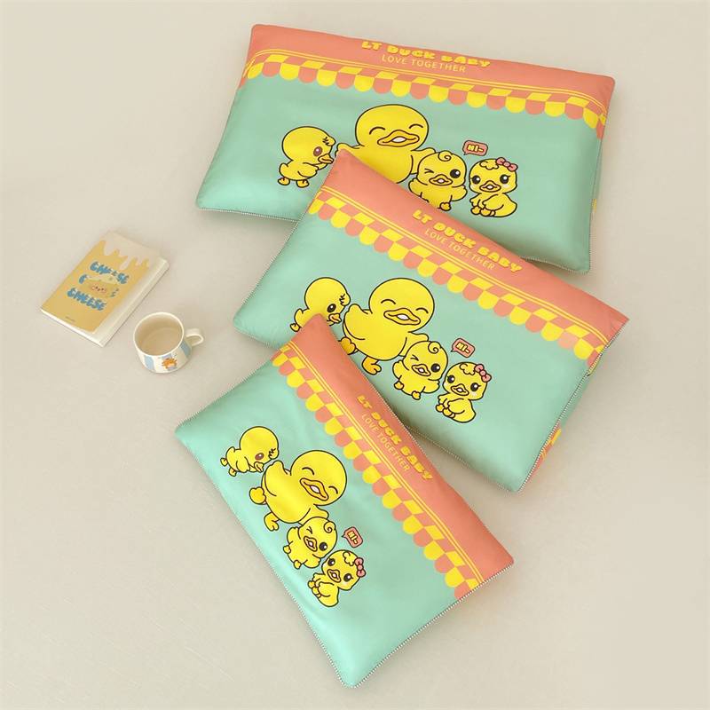 귀여운 오리가족-그린