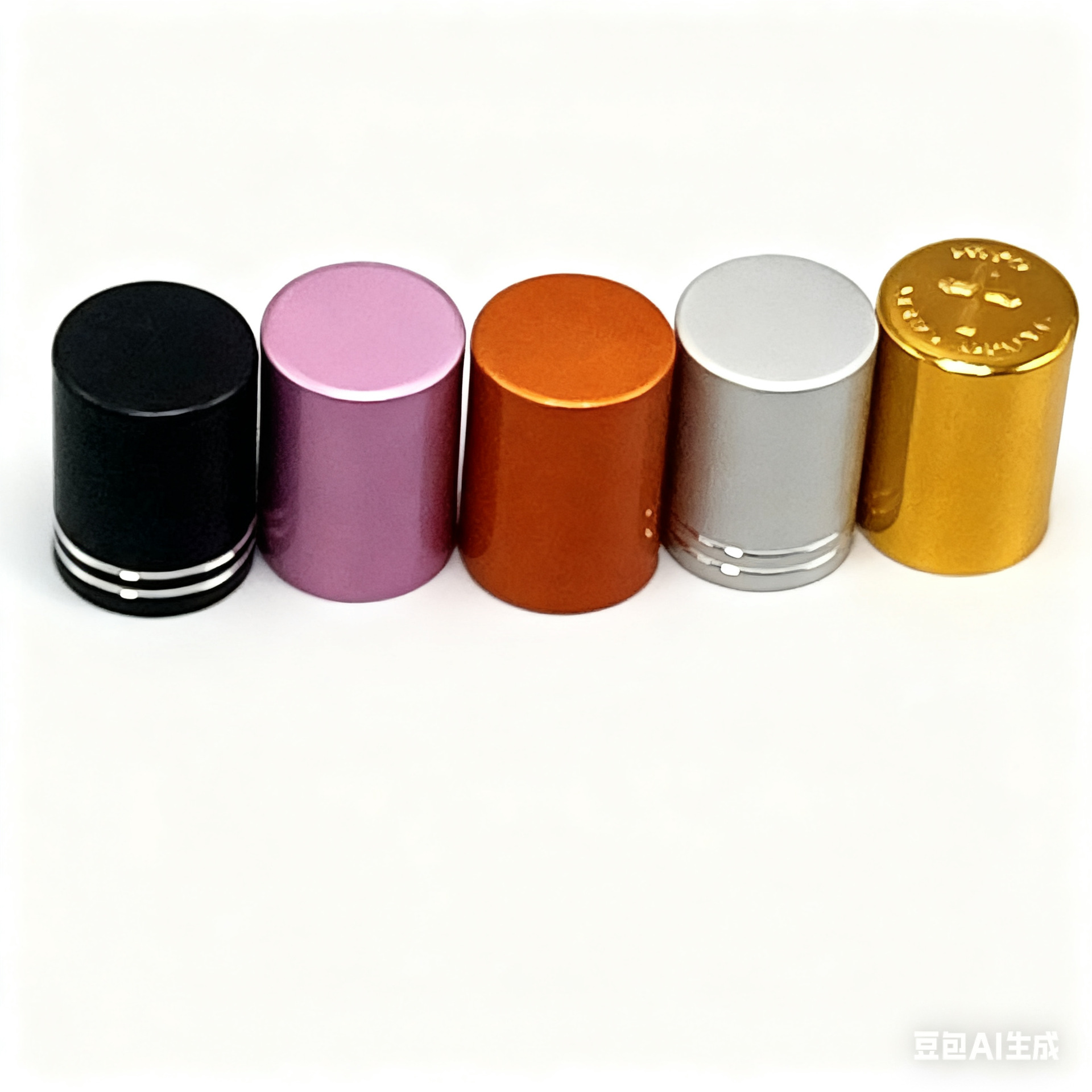 电化铝盖 滚珠盖  彩色电解 亮金亮银 哑金哑银