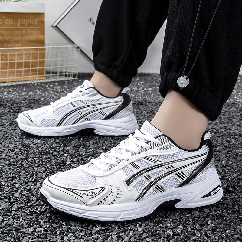 Zapatos deportivos de pareja verano nuevo retrógrado transpirable retrógrado color combinación de zapatos pareja zapatos casuales para hombres zapatos de carrera para mujeres