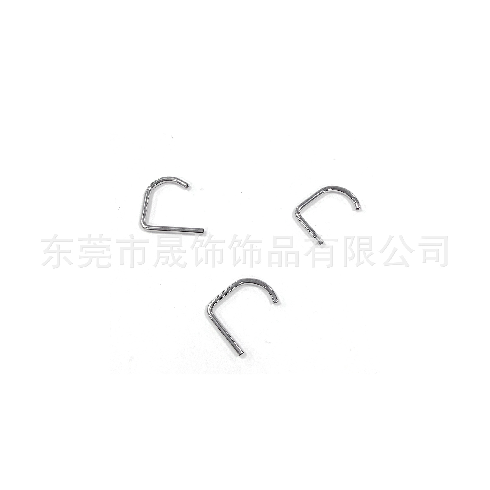 F136 Titanium Alloy D 开口 Lip Ring Earring Internal Thread 0.9牙 Labret Stud Barbell G23 Titanium Piercing Jewelry Accessories