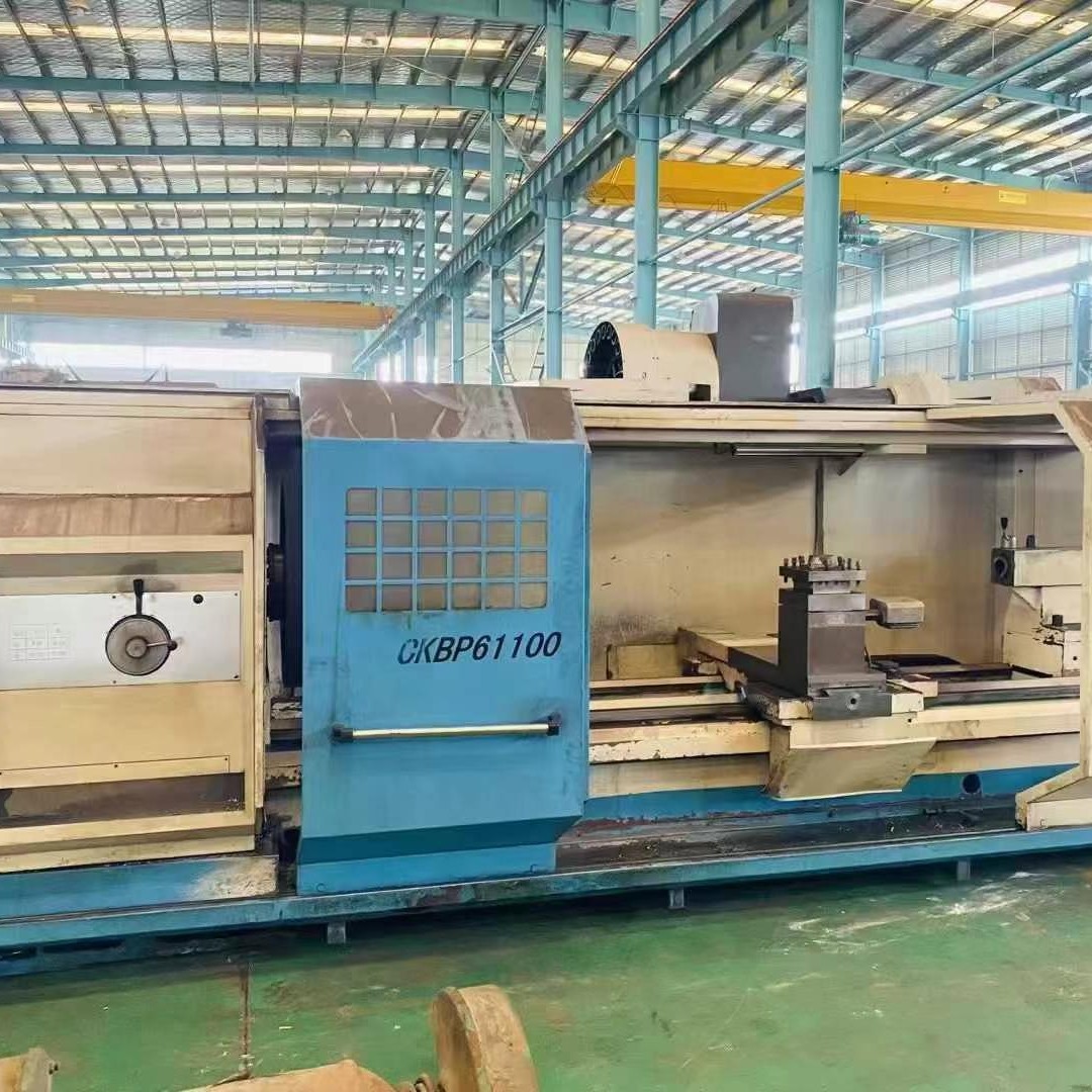 转让二手鑫盛CKBP61100x3米数控卧式车床导轨宽度600