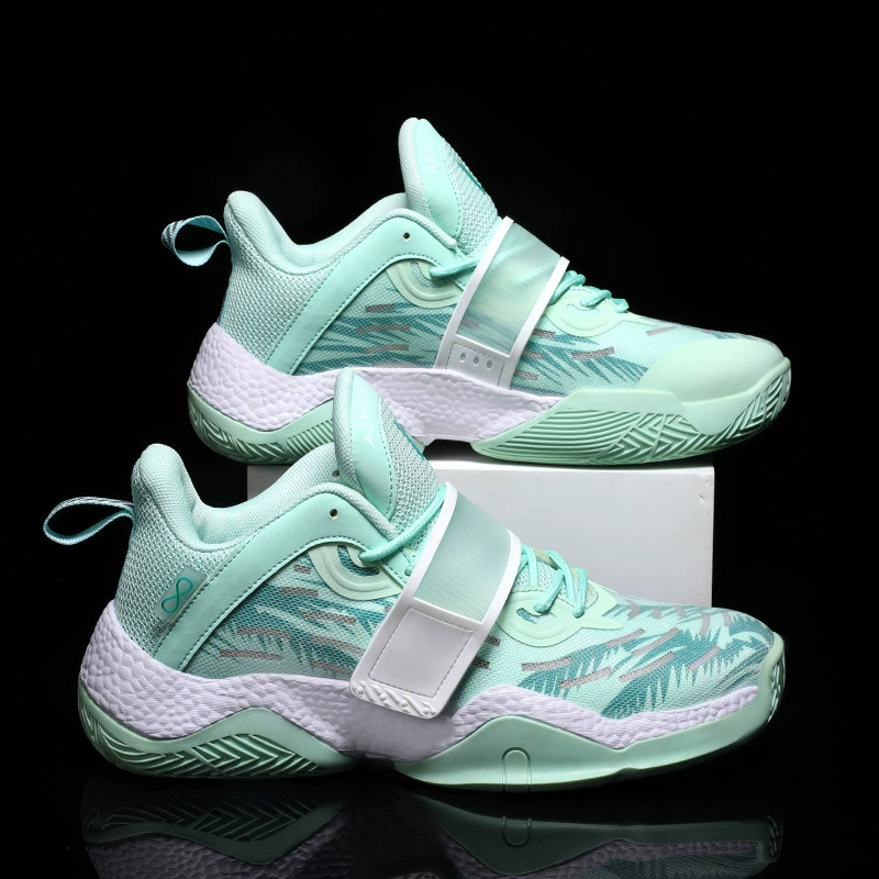 Баскетбольная обувь 4-го поколения с водяным цветком, мужские летние сетчатые кроссовки на липучке, дышащие, износостойкие, Нескользящие, фрикционные, голосовые, 3 женские