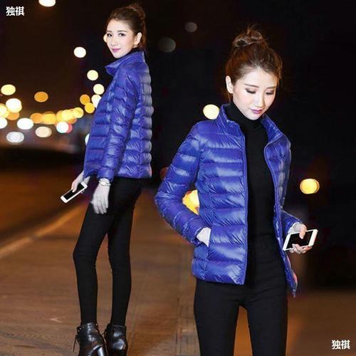 Lightweight cotton jacket for women, short sleeve, plus size, Korean style, slim fit, autumn and winter women's outerwear, clearance coat