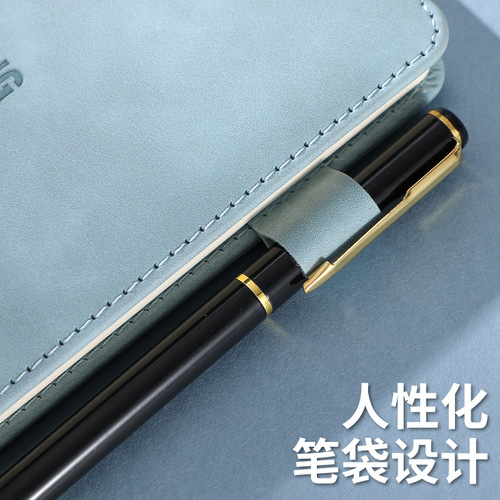 Factory Thickened Notebook Wholesale Business  Deer Head Notebooks Skin Texture Literary Internet Celebrity Handmade Diary Custom