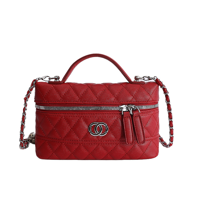 Bolso de mano de alta sensación 2026 nuevo bolso de cadena pequeña bolso cuadrado pequeño bolso de moda pequeña caja de viento de fragancia