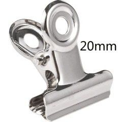 Manufacturer sells stainless steel round head ticket plywood clip, round head clip, metal bill data clip, anti-rust treatment 20mm