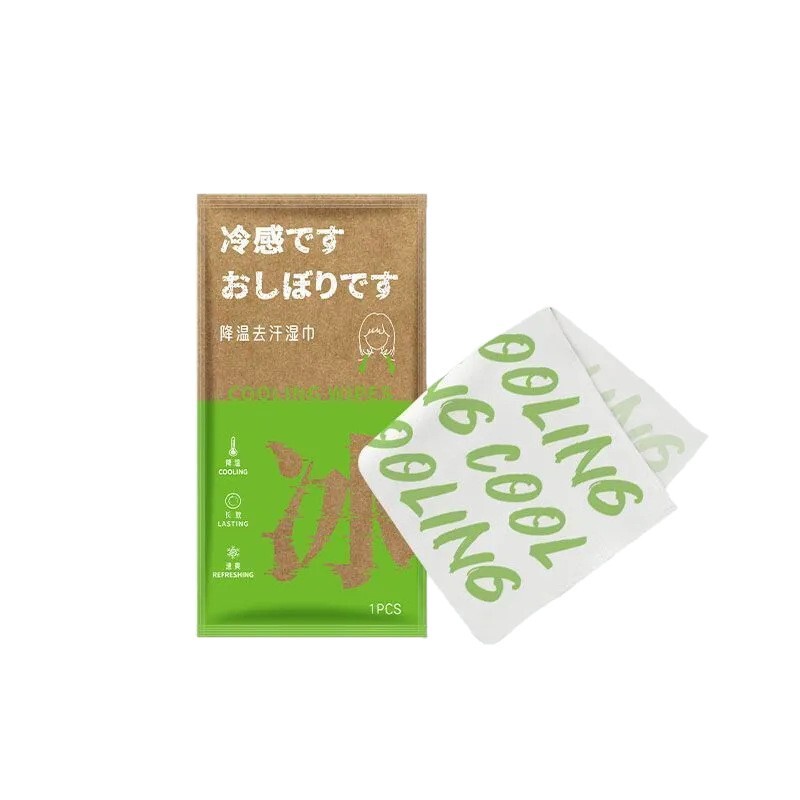 冷却アイスタオル、アウトドアスポーツタオル、冷却汗取りワイプ、携帯用、快適、植物治癒力、軍事訓練、消臭、冷却|undefined