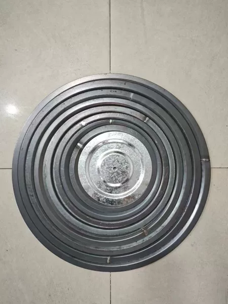 furnace ring firewood furnace ring heating furnace ring thickened flange gasket iron ring furnace cover earth hearth ring hearth iron ring pad