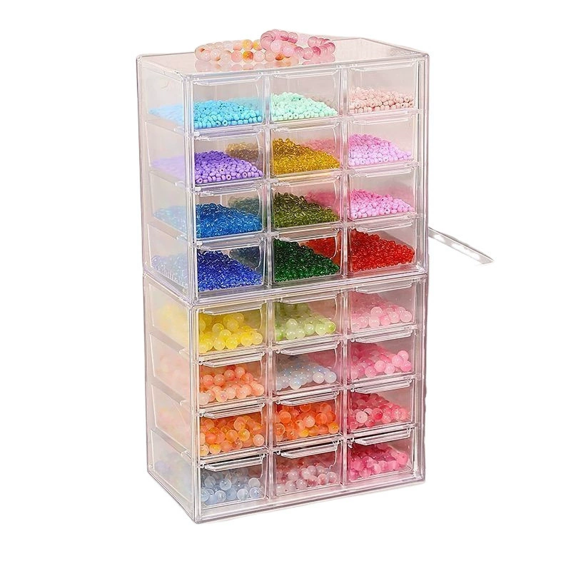 Storage box, bracelet, beads, transparent storage system