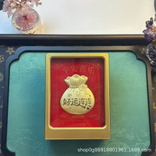 999足金2026新品马年马上有钱生肖立体相框摆件套装送礼活动会销