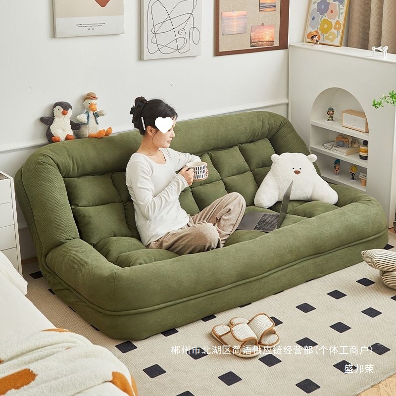 Fábrica directa de perros humanos sofá plegable cama se puede acostar y dormir tatami sofá perezoso doble cama