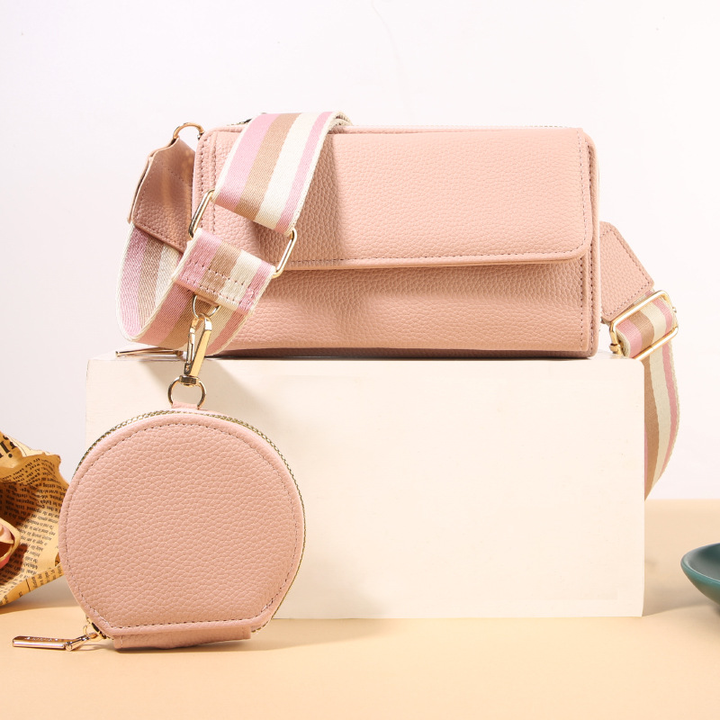 Cross-Border Rpet Leather Mother-In-Law Mobile Phone Bag Recycled Pu Shoulder Bag Rpet Leather Crossbody Women's Bag Coin Purse