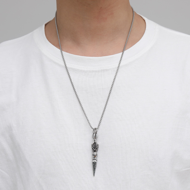 Retro Hip-Hop Pendant Necklace