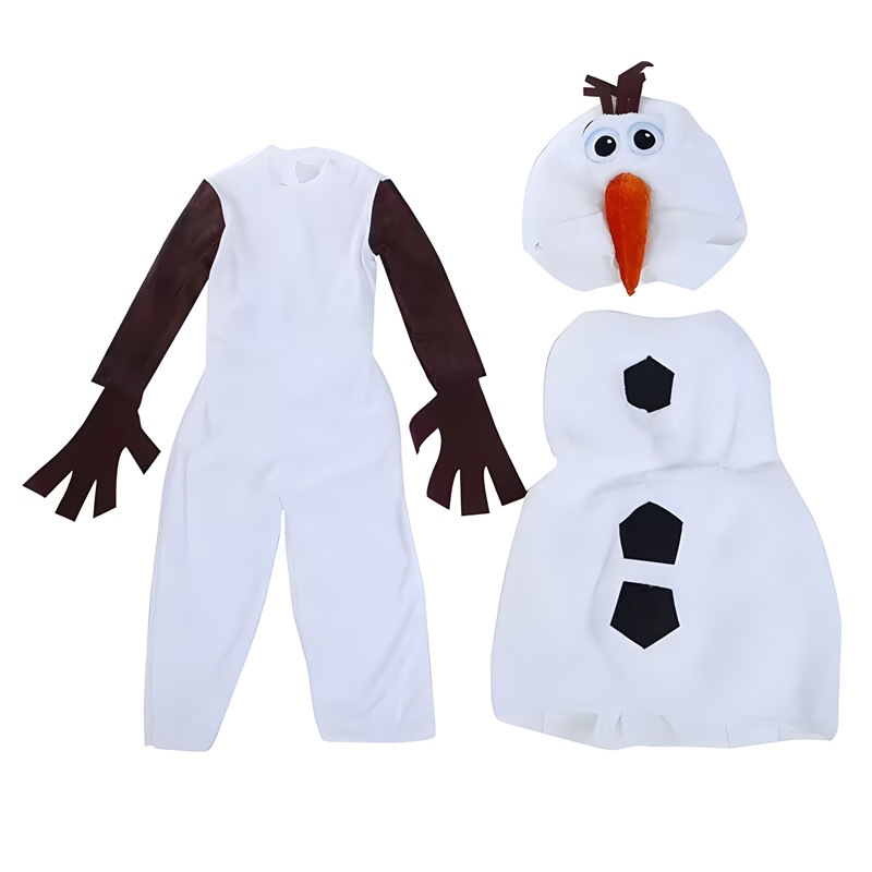 Olaf Clothes Performance Costumes Kidsren's Performance Frozen Snowman Christmas Halloween Olaf Olaf