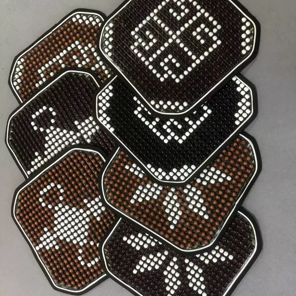 夏季汽车坐垫木珠车用坐垫按摩透气冰凉垫汽车通用木珠汽车方垫