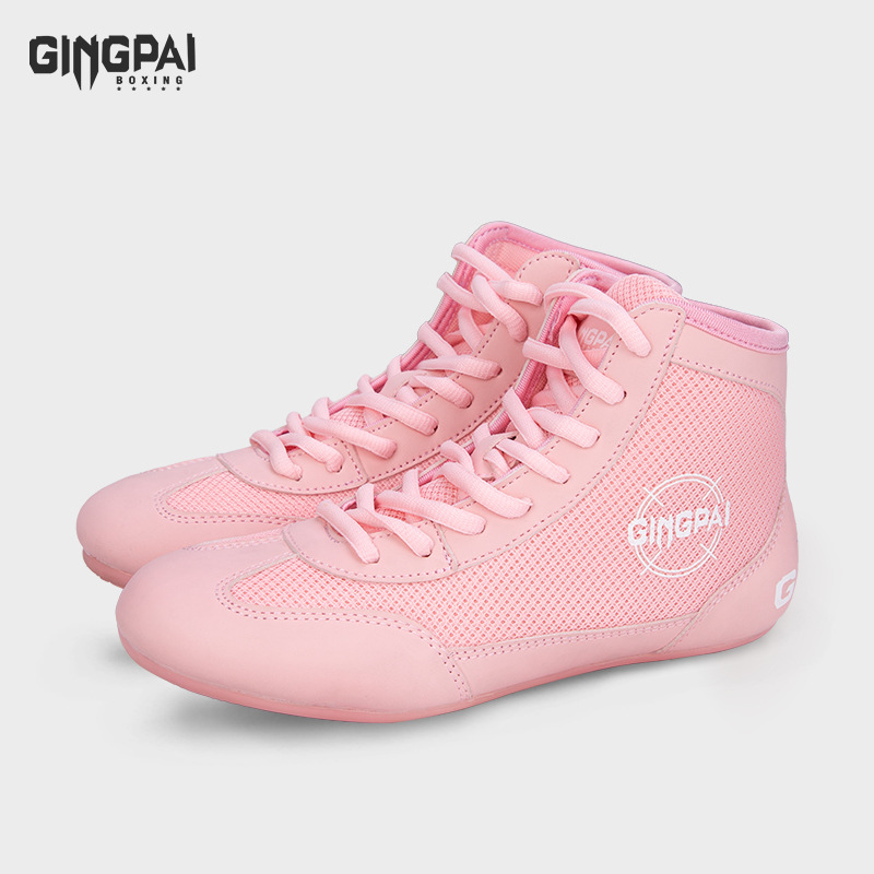 Professional Children's Boxing Shoes Sanda Fighting Training Men's and Women's Children's Wrestling Soft-soled Breathable Low-top Shoes Non-slip Water