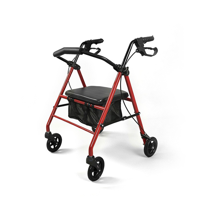 Regular rollator - red
