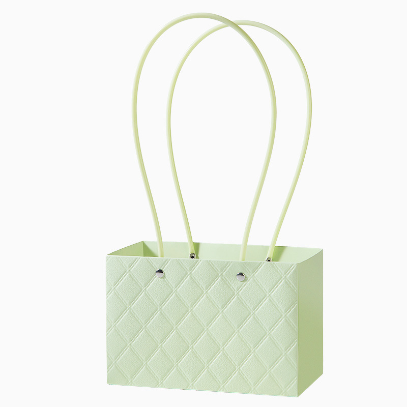 Bolsa de macarrones, bolsa de aperitivos, bolsa para arreglos florales de gelatina, bolsa con relieve estéreo, bolsa cuadrada trapezoidal para regalos de cumpleaños y festivos