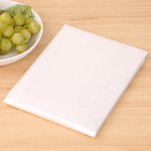 Meiya disposable tablecloth household plastic square thickened film large transparent waterproof tablecloth department store wholesale