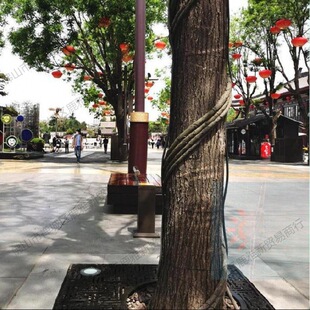 树上干树枝电线公园枯木仿藤条装饰管仿树皮户外空心树藤穿线管-阿里巴巴