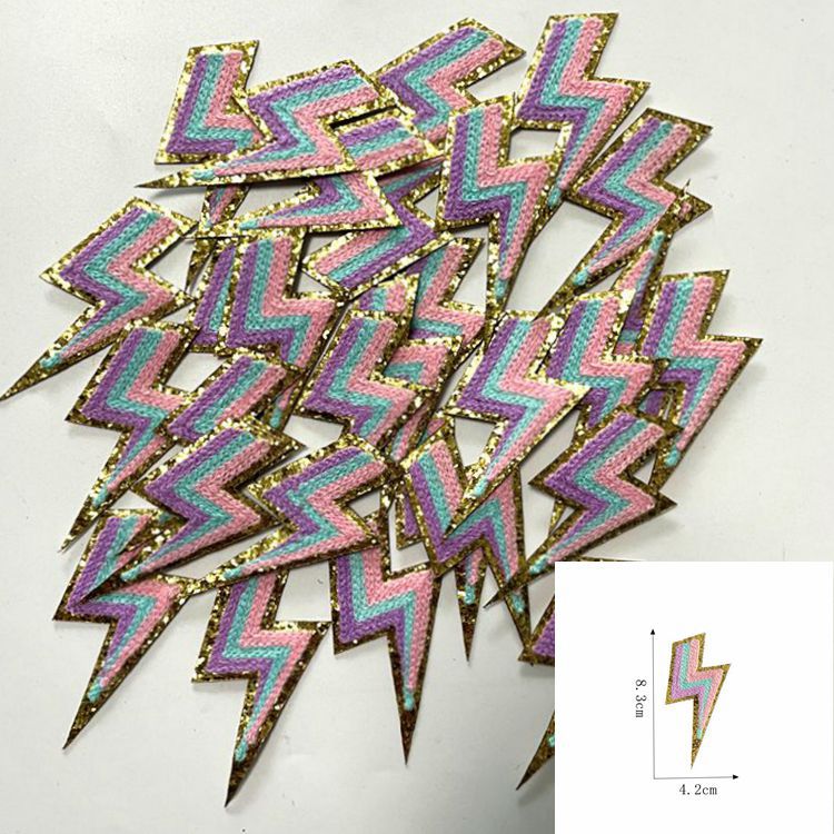 25 # 컬러 번개 * 접착제 * 라운드 하트 * 웃는 얼굴 사랑