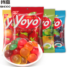 泰国进口 YOYO水果果汁软糖80g 儿童休闲零食qq糖橡皮糖果批发
