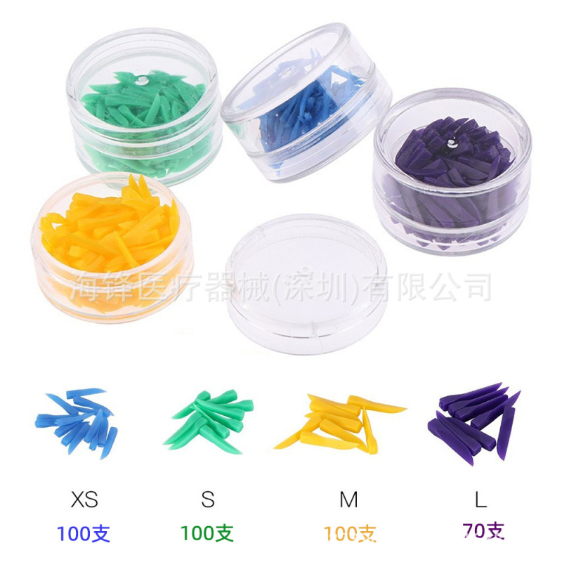 Dental interdental wedge interdental wedge interdental wedge color interdental plastic wedge large medium small size dentistry
