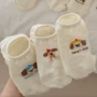 浅口少女波点可爱隐形袜