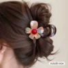 3# large colorful flower gripper about 13cm