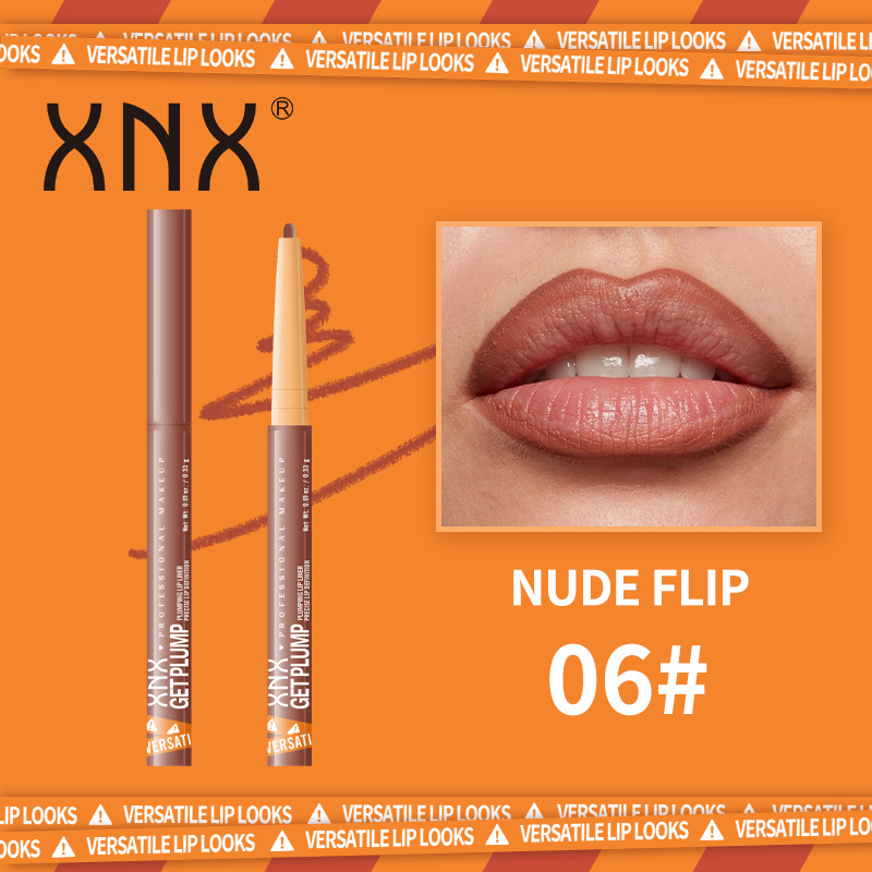 Transfronterizo XNX nuevo lápiz labial rotativo de 12 colores lápiz labial humectante duradero no se desvanece lápiz labial en stock