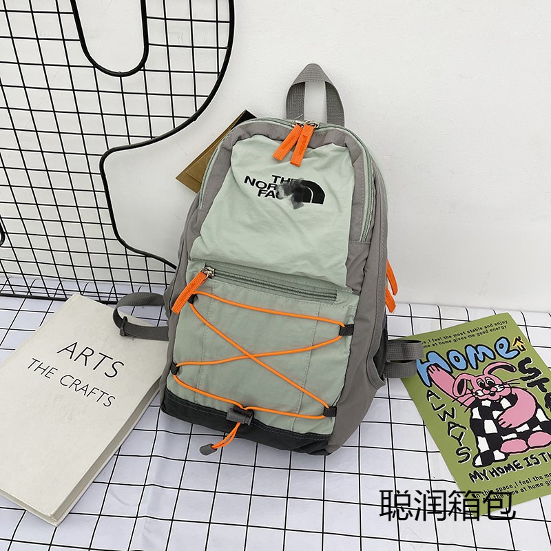 Outdoor Backpack Men's Pure Color Mountaineering Bag Retro Large Capacity School Bag Lightweight Travel Bag Sports Hiking Small Backpack