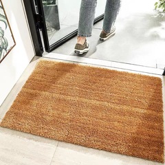 天然ココナッツのブラウンマット環境保護の玄関マット室内外玄関の除塵カーペット